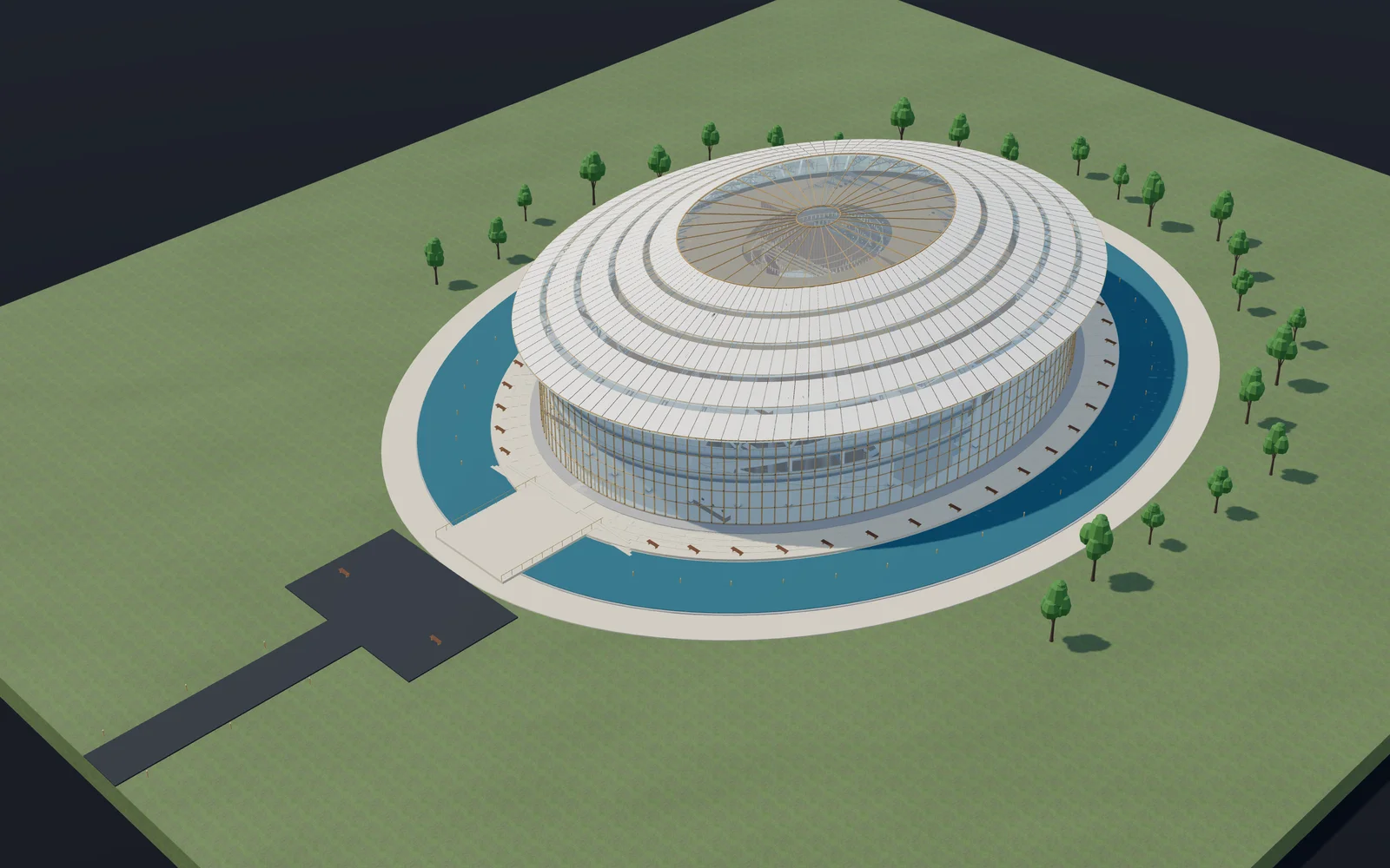 AURORA - oval opera house