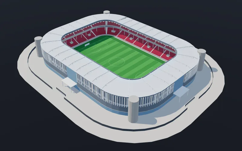 Football stadium